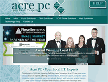 Tablet Screenshot of acrepc.co.nz